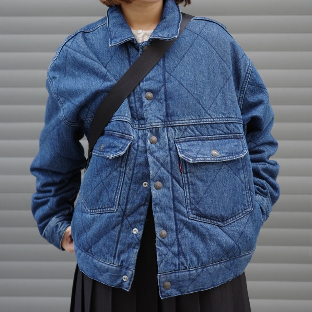 Levi's Stay Loose Quilted Type II Trucker Jacket in Men's Size XS